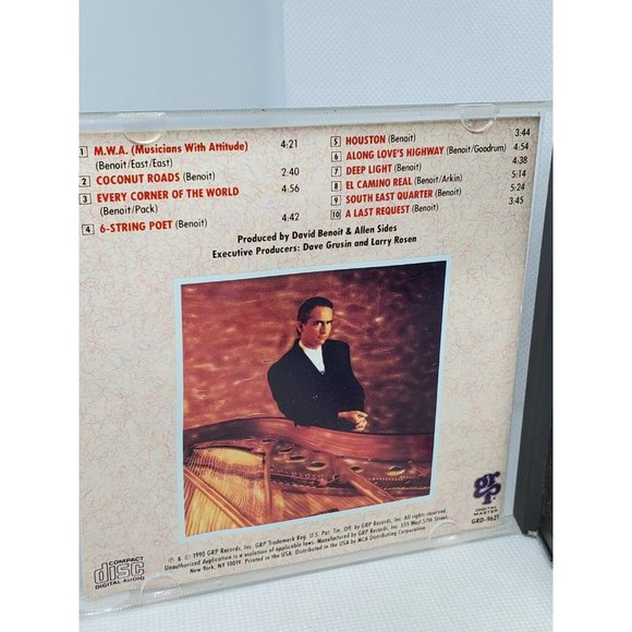 cdb Digital Mastered Vintage 1990 David Benoit GRP Records Music CD No Scratches - Picture 11 of 12